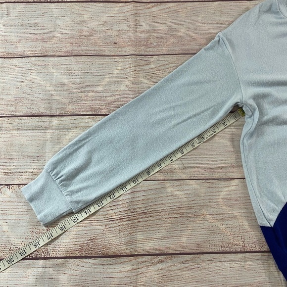Gibson Blue Diagonal Color Block Sweater - NWOT - Small - Picture 10 of 14